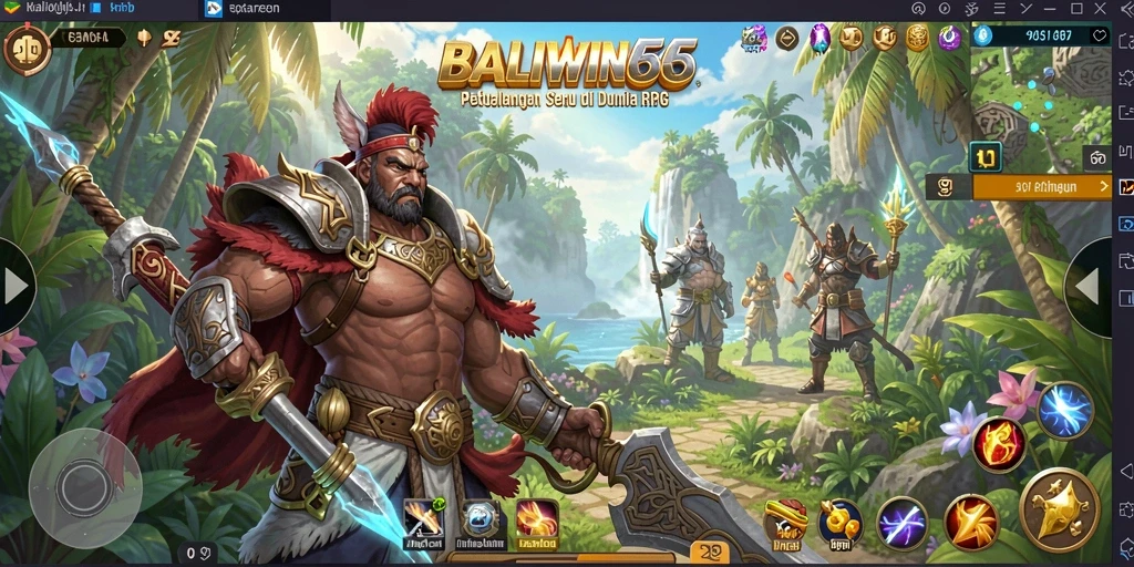 Tampilan gameplay BALIWIN66 yang mengasyikkan dan penuh aksi.