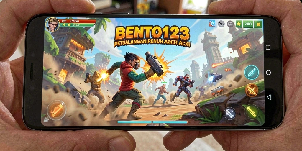 Tampilan gameplay intens BENTO123 yang penuh aksi.