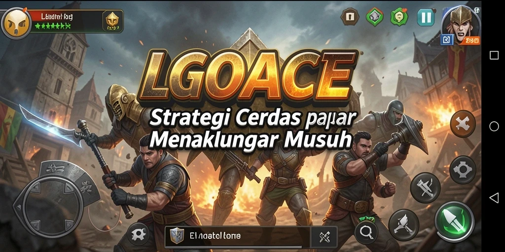 Tampilan gameplay LGOACE yang penuh strategi dan taktik yang mendebarkan.