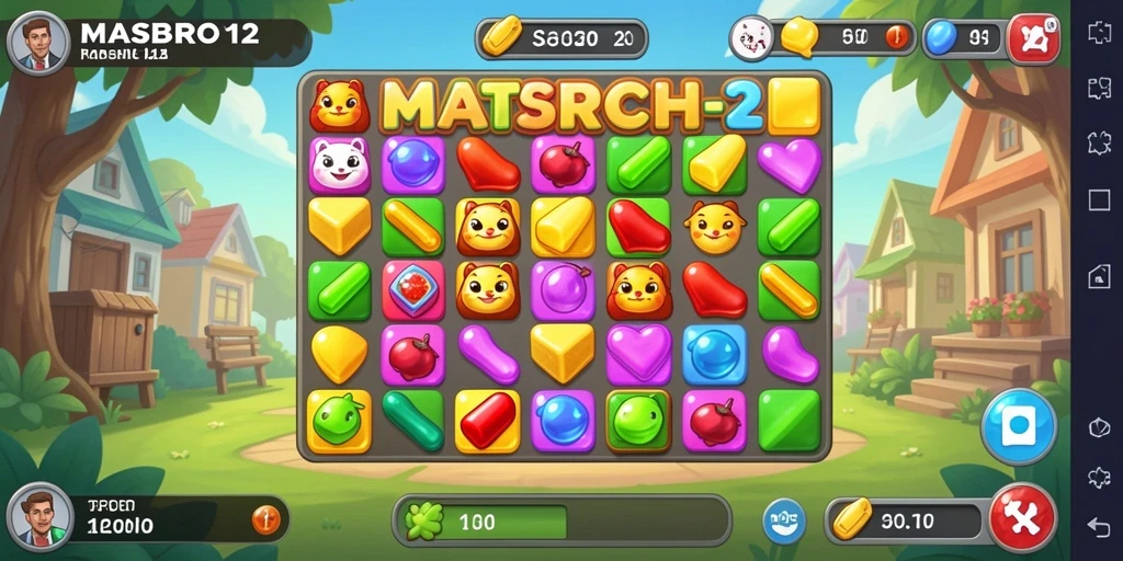 Tampilan gameplay seru dan menantang di MASBRO12.