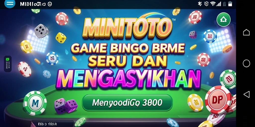 Gameplay seru Bingo di MINITOTO dengan beragam kartu dan tantangan.