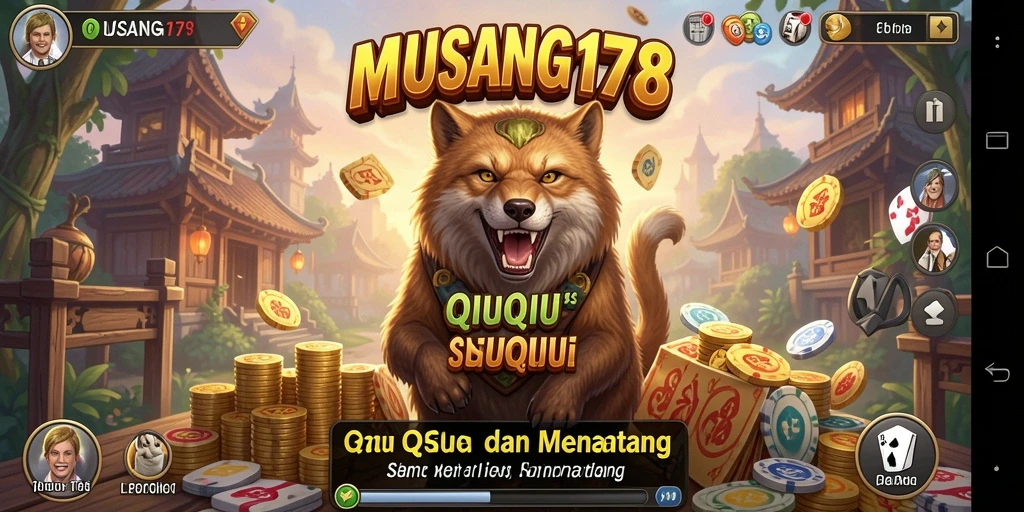 Tampilan gameplay seru QiuQiu di MUSANG178.